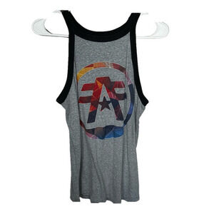 American Fighter Multicolor Graphic Muscle Tank Top